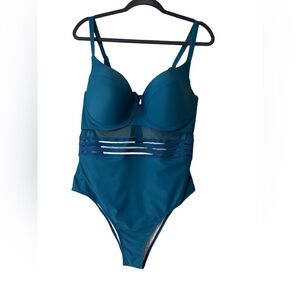 NIEWTR Plus Size One Piece
Swimsuit One
Shoulder Bathing Suit Tummy
Control